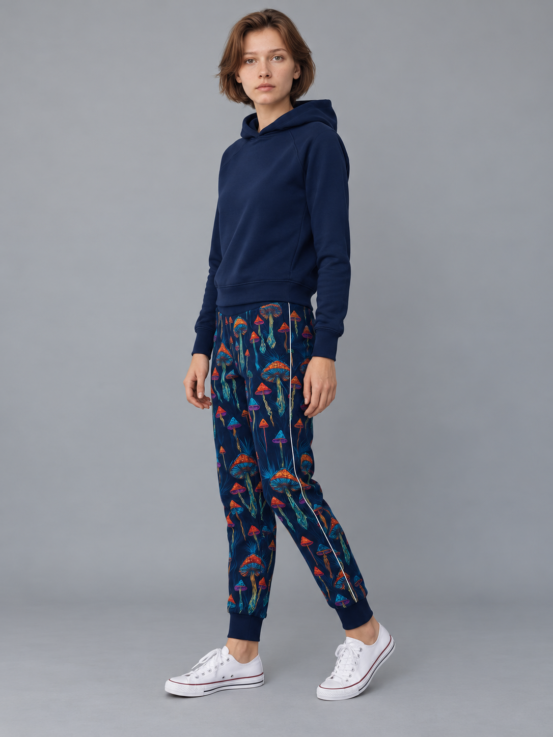 Spodnie softshell damskie grzyby