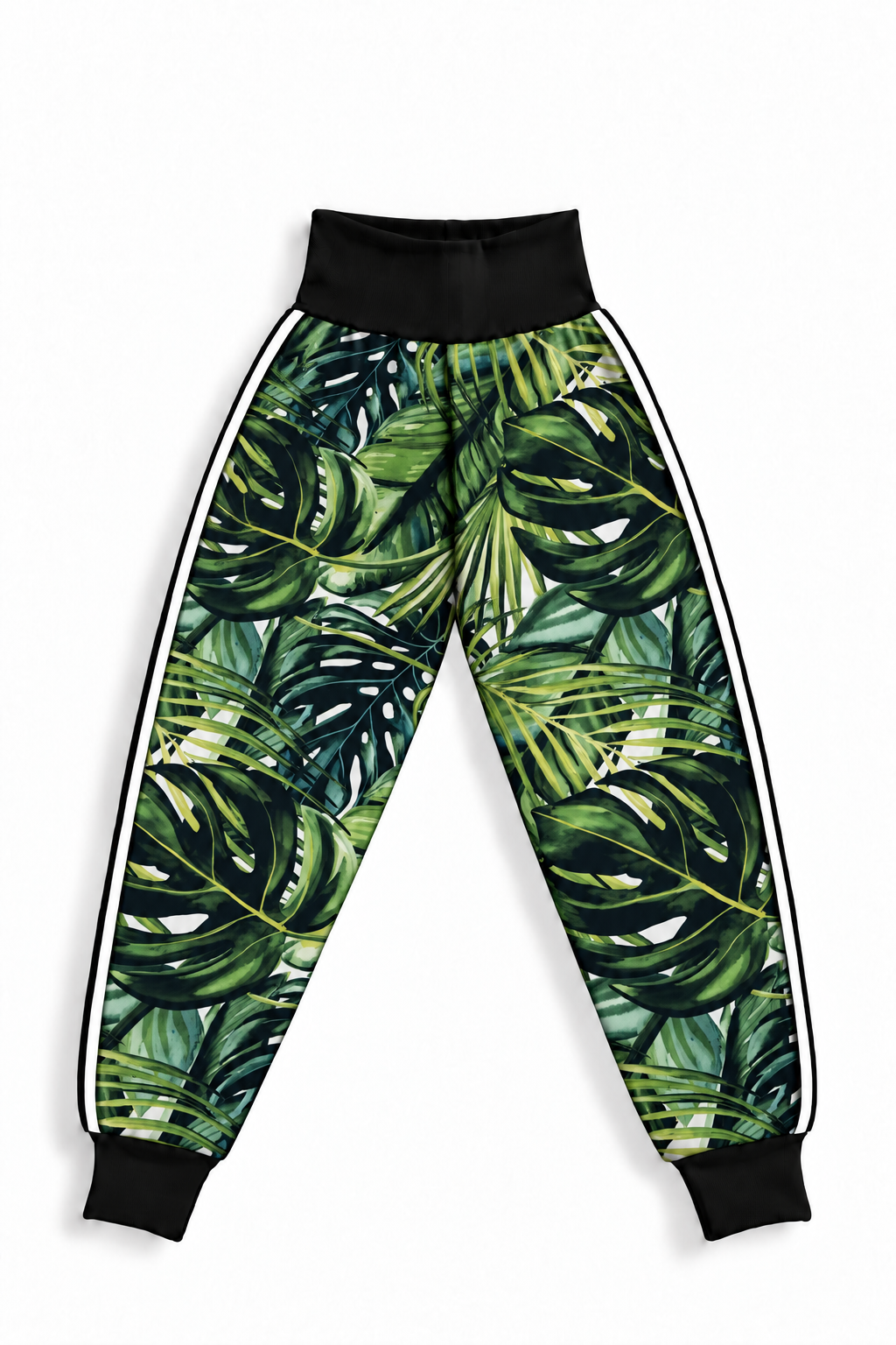 Spodnie softshell dziecięce - zielona monstera