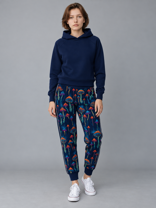 Spodnie softshell damskie grzyby