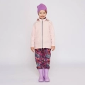 wygodne spodnie softshell dla dziewczynki wzór orient fiolet